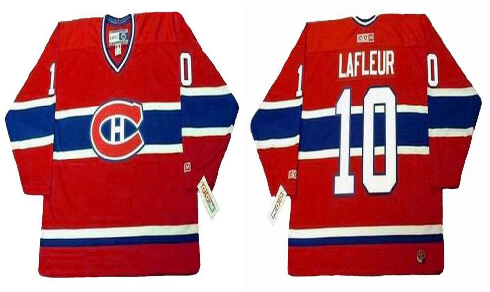 2019 Men Montreal Canadiens #10 Lafleur Red CCM NHL jerseys->montreal canadiens->NHL Jersey